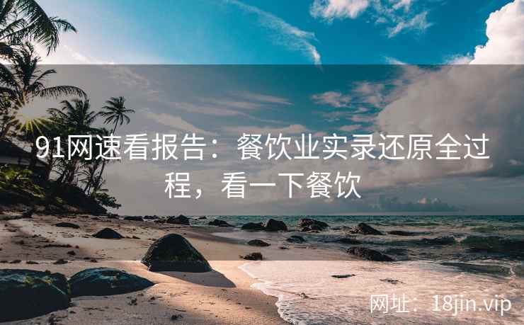 91网速看报告：餐饮业实录还原全过程，看一下餐饮