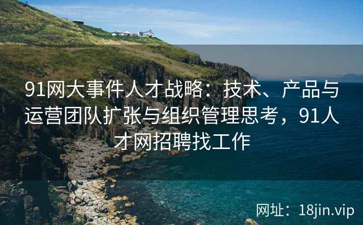 91网大事件人才战略：技术、产品与运营团队扩张与组织管理思考，91人才网招聘找工作