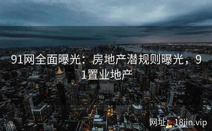 91网全面曝光：房地产潜规则曝光，91置业地产