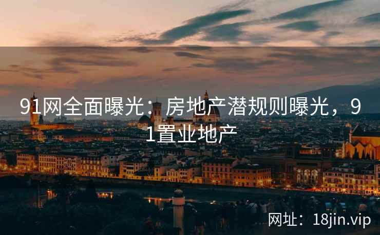 91网全面曝光：房地产潜规则曝光，91置业地产