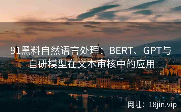 91黑料自然语言处理：BERT、GPT与自研模型在文本审核中的应用